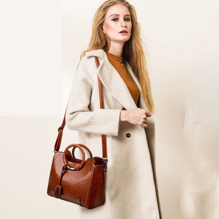 Bolsa Feminina De Couro