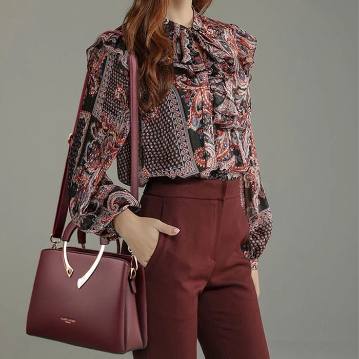 Bolsa Feminina de Couro Plutônio