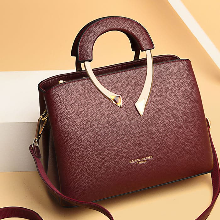 Bolsa Feminina de Couro Plutônio