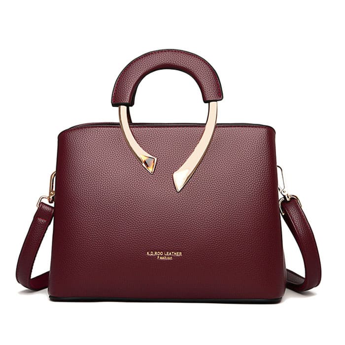 Bolsa Feminina de Couro Plutônio