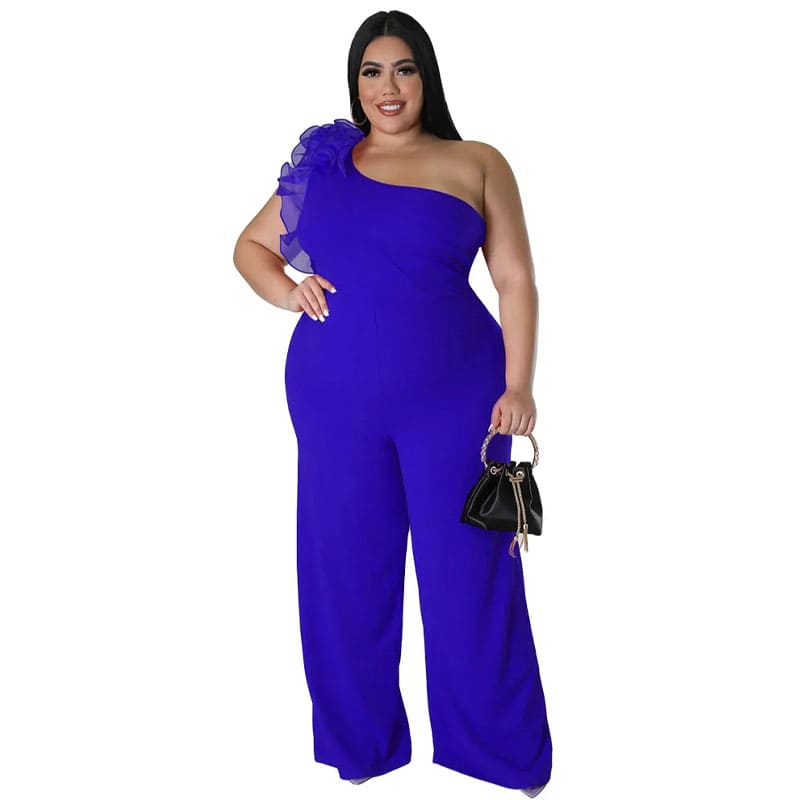 Macacão Feminino Longo Plus Size Nala