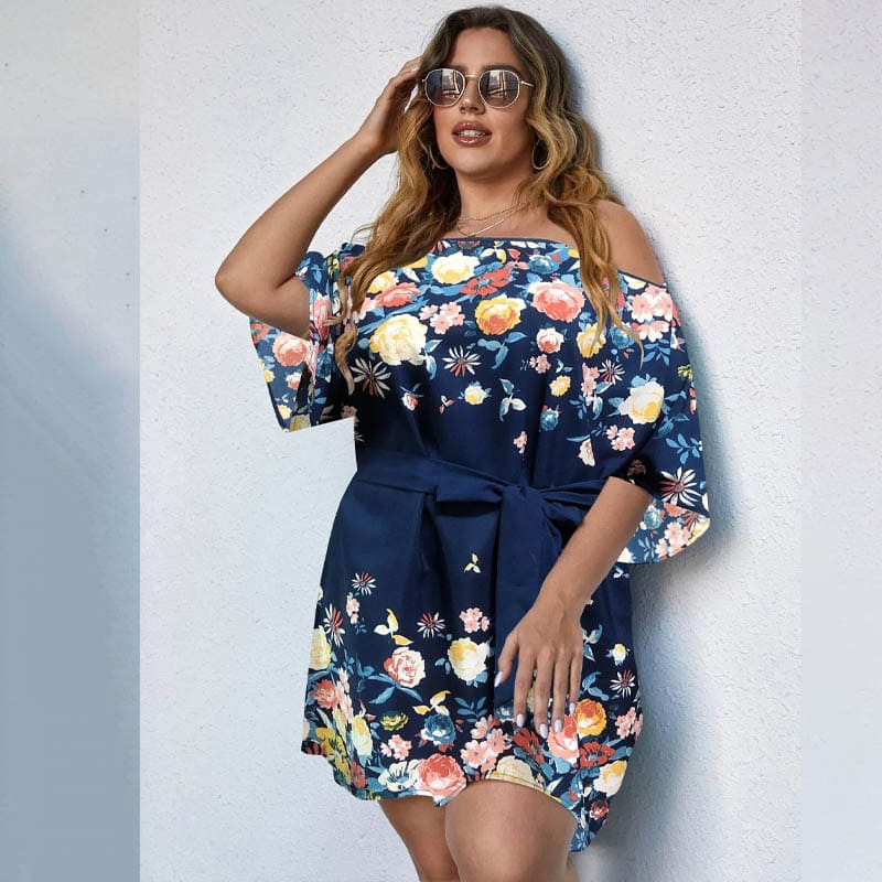 Vestido Feminino Estampado Floral