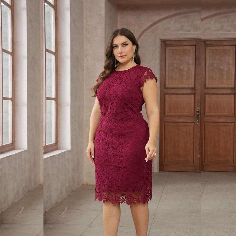 Vestido Midi Plus size Elysia