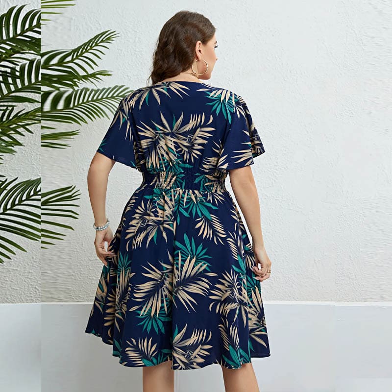 Vestido Plus Size Flor