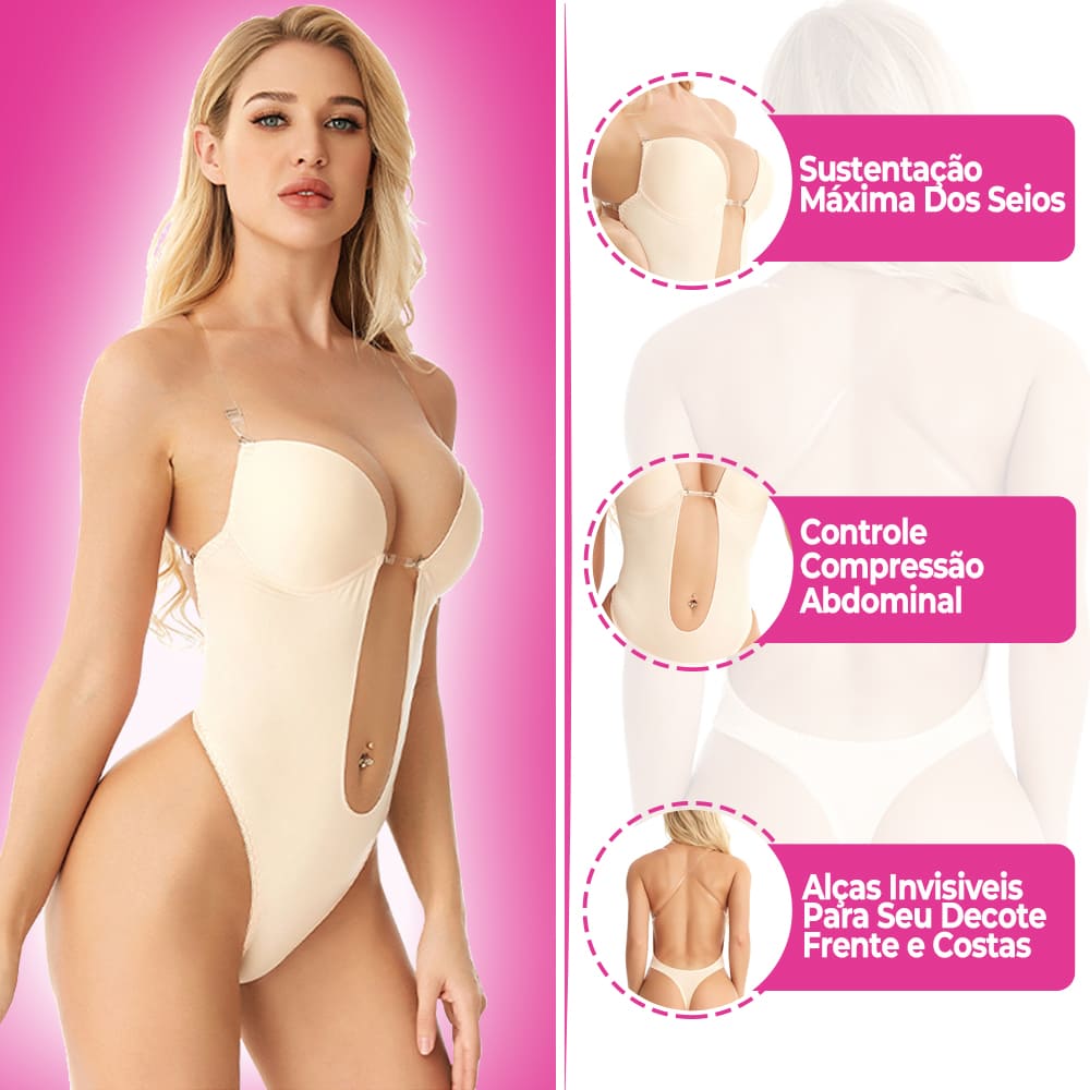 Body Modelador Inviback