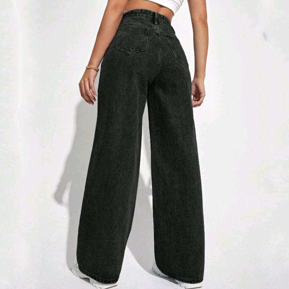 Calça Wide Leg Jeans Izabela