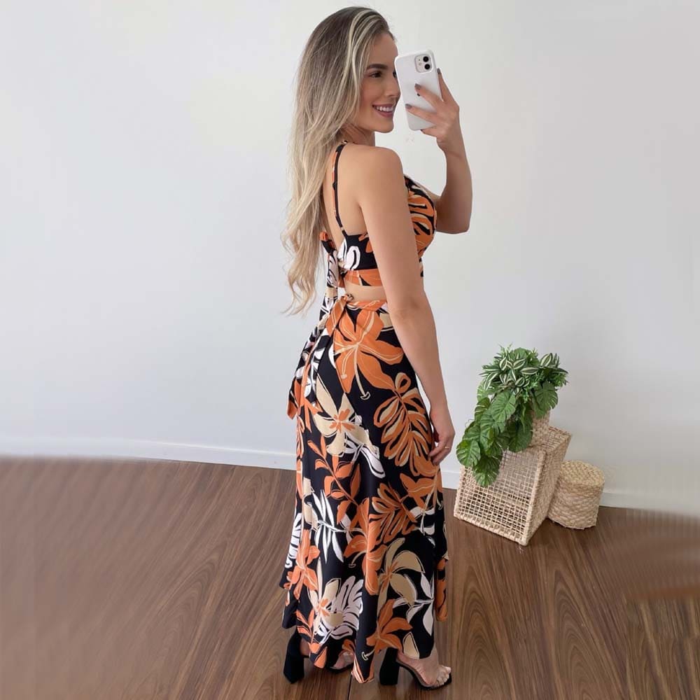 Conjunto Feminino Top e Saia Carla