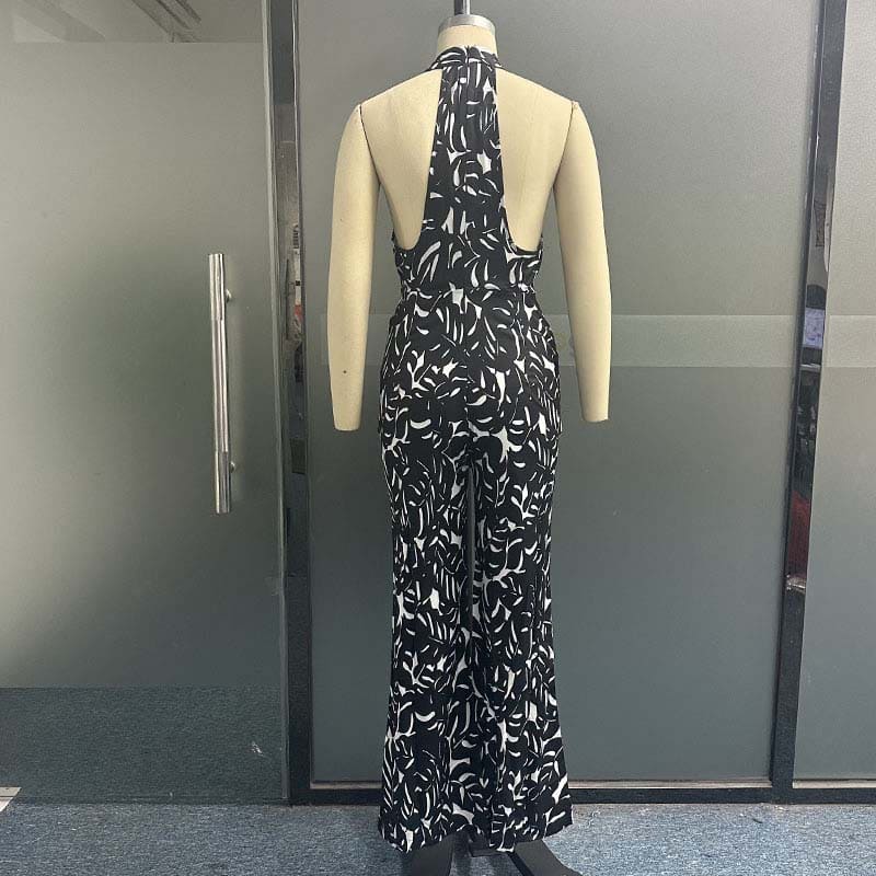 Macacão Longo Folhas Talita