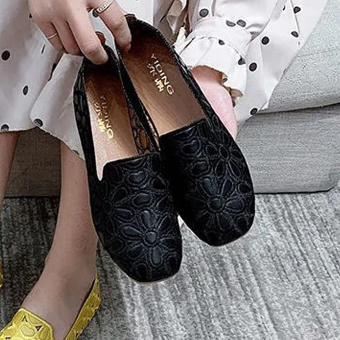 Sapatilha Feminina Floral Dobrável Keila