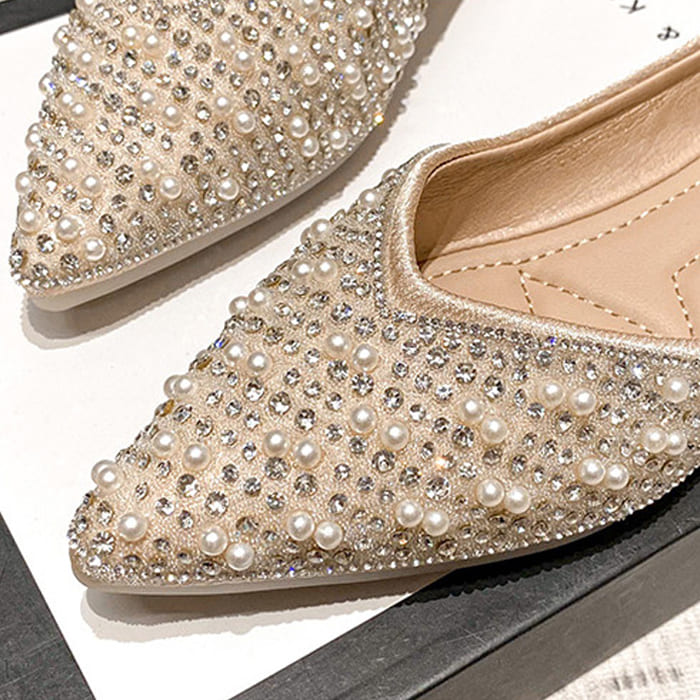Sapatilha Feminina Strass Lilliane