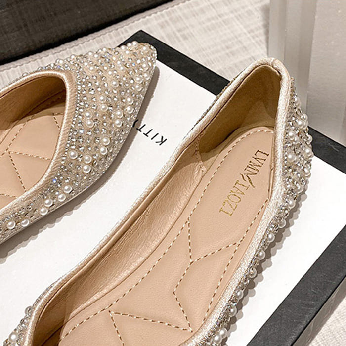Sapatilha Feminina Strass Lilliane
