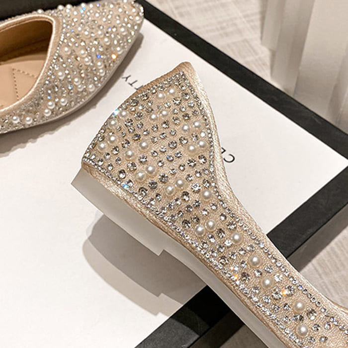 Sapatilha Feminina Strass Lilliane