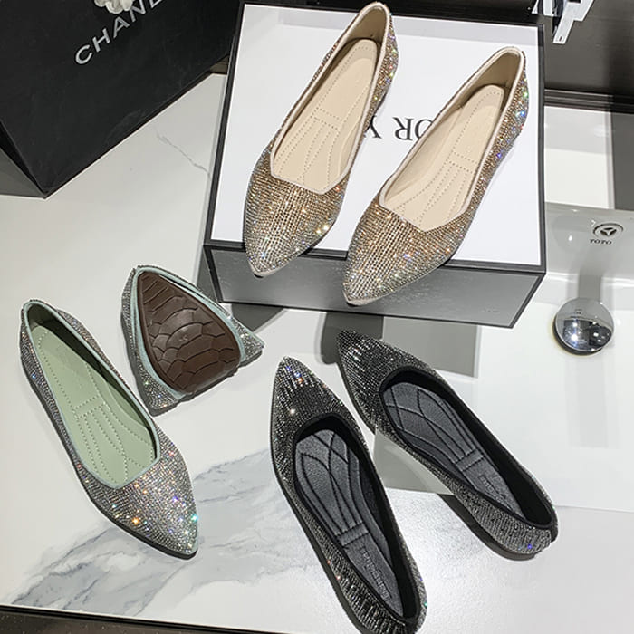 Sapatilha Feminina Strass Vanessa
