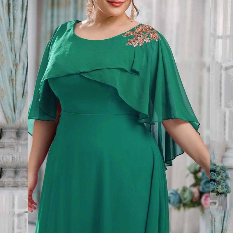 Vestido De Festa Plus Size Longo Amelie