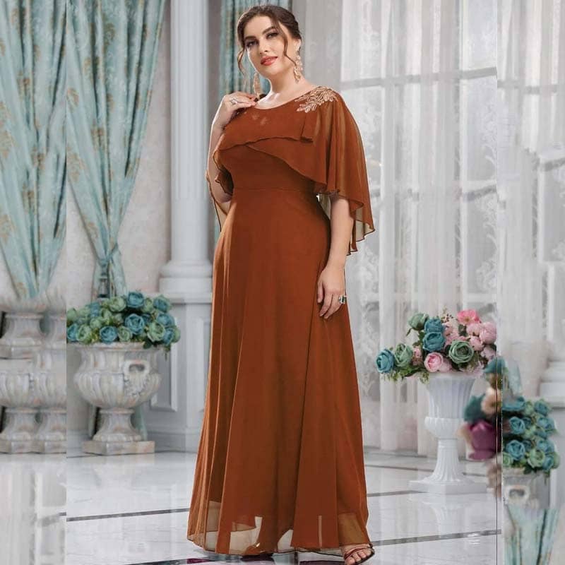 Vestido De Festa Plus Size Longo Amelie
