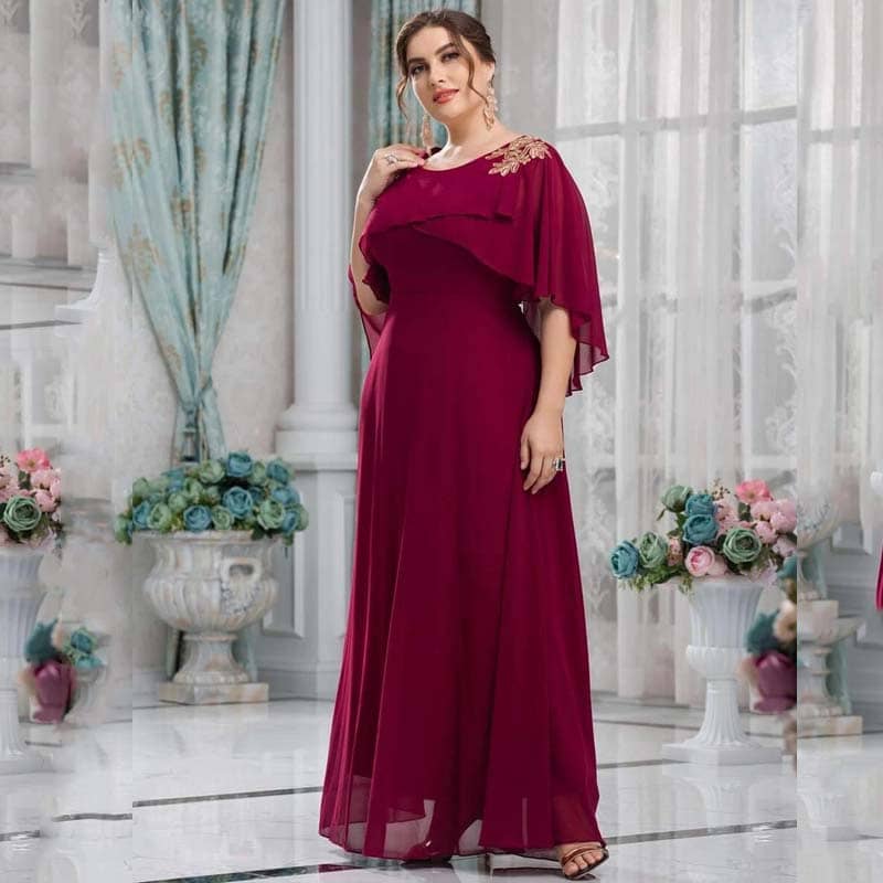 Vestido De Festa Plus Size Longo Amelie