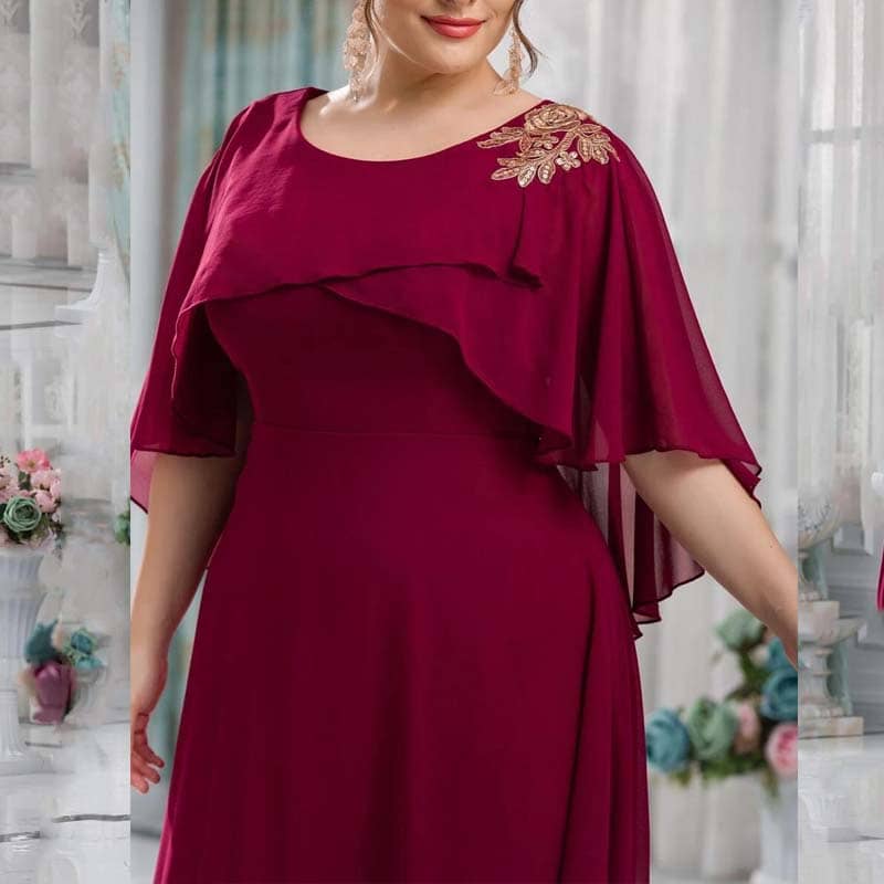 Vestido De Festa Plus Size Longo Amelie