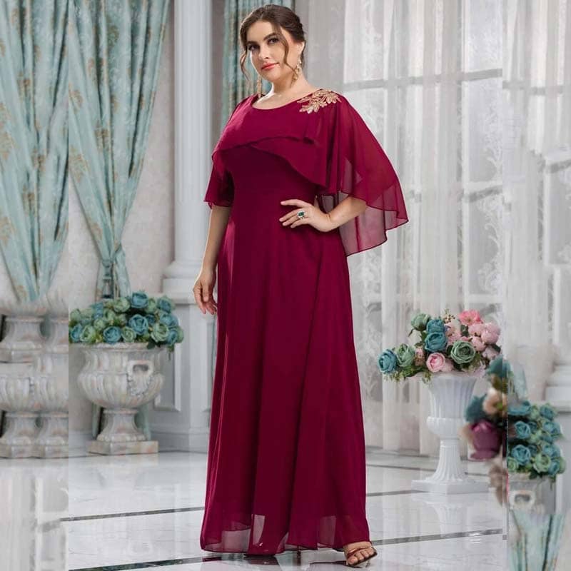 Vestido De Festa Plus Size Longo Amelie