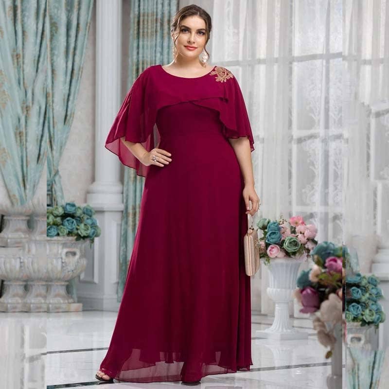Vestido De Festa Plus Size Longo Amelie