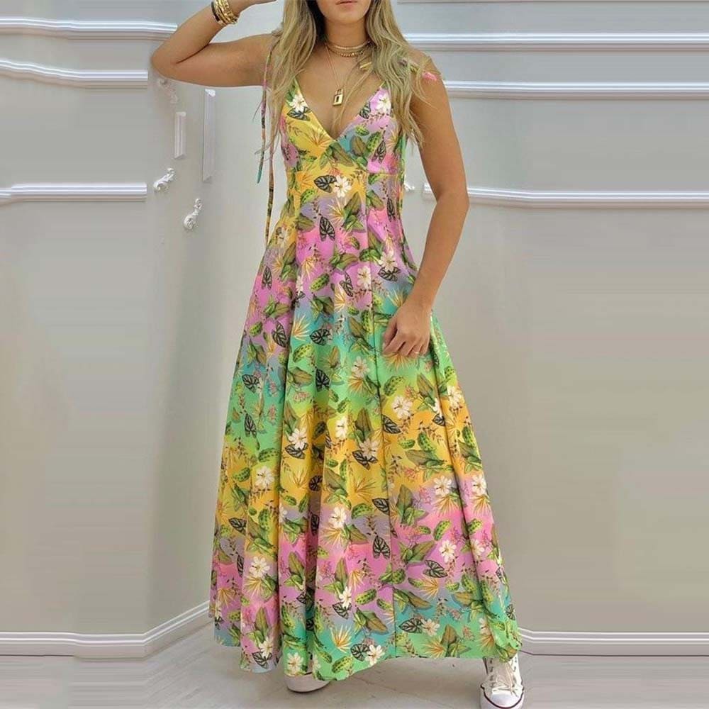 Vestido Longo Borboletas Brenda