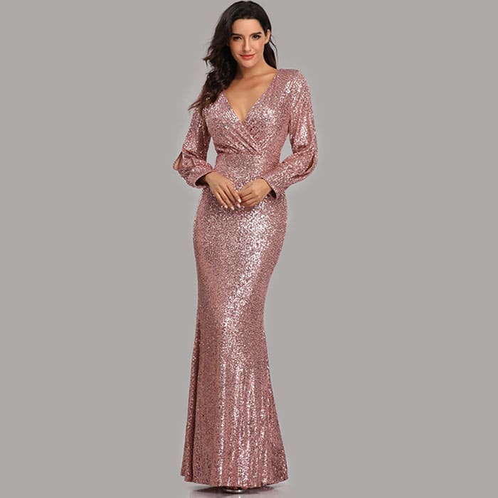 Vestido Longo de Festa Maya