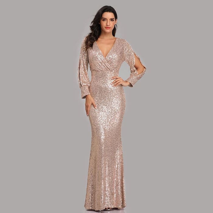 Vestido Longo de Festa Maya