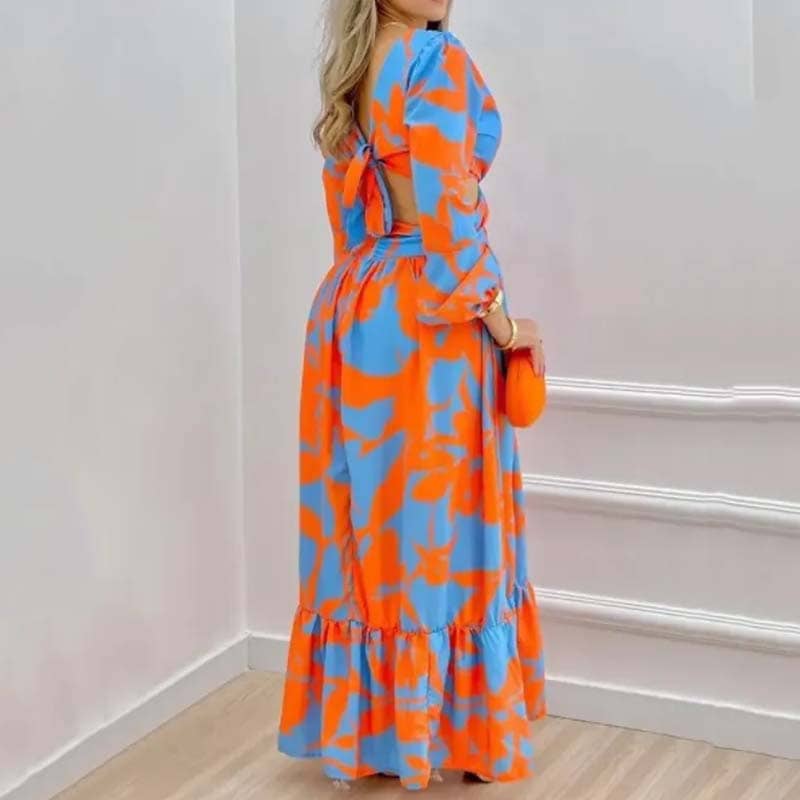 Vestido Longo Florido Glenda