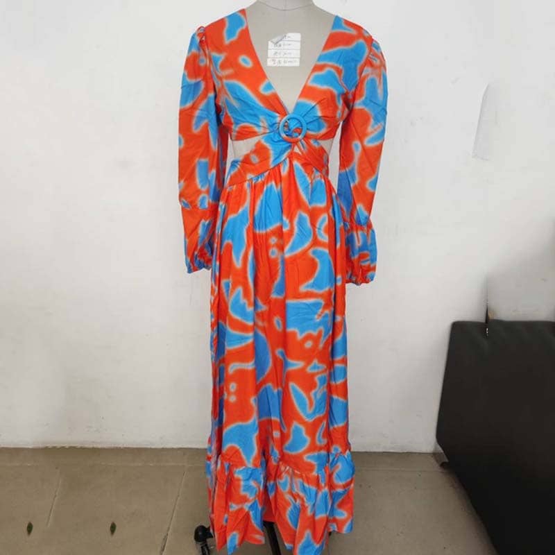 Vestido Longo Florido Glenda