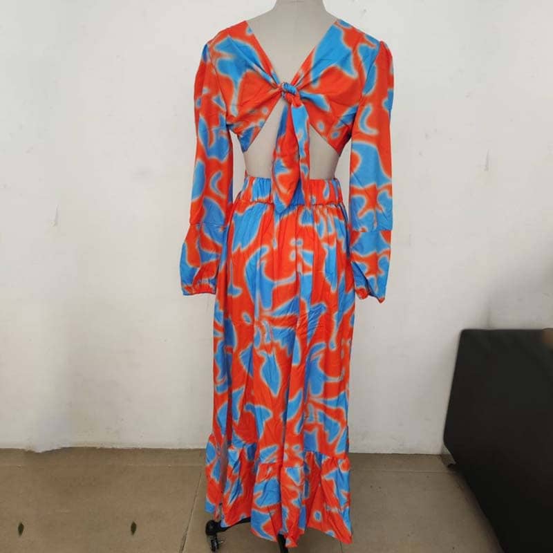 Vestido Longo Florido Glenda