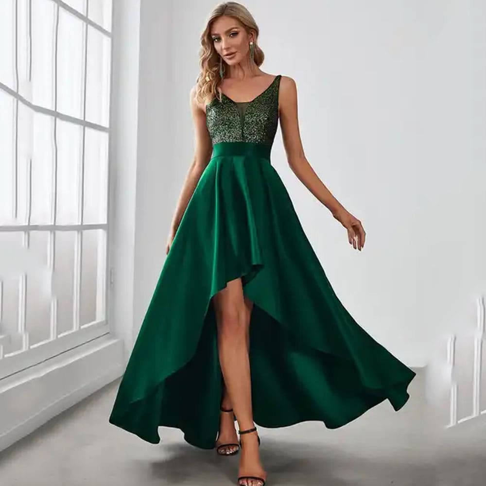 Vestido Longo Plus Size Com Brilho Melissa