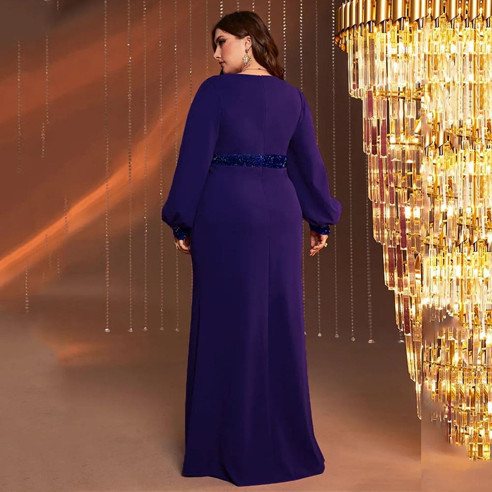 Vestido Longo Plus Size Pedraria Thais
