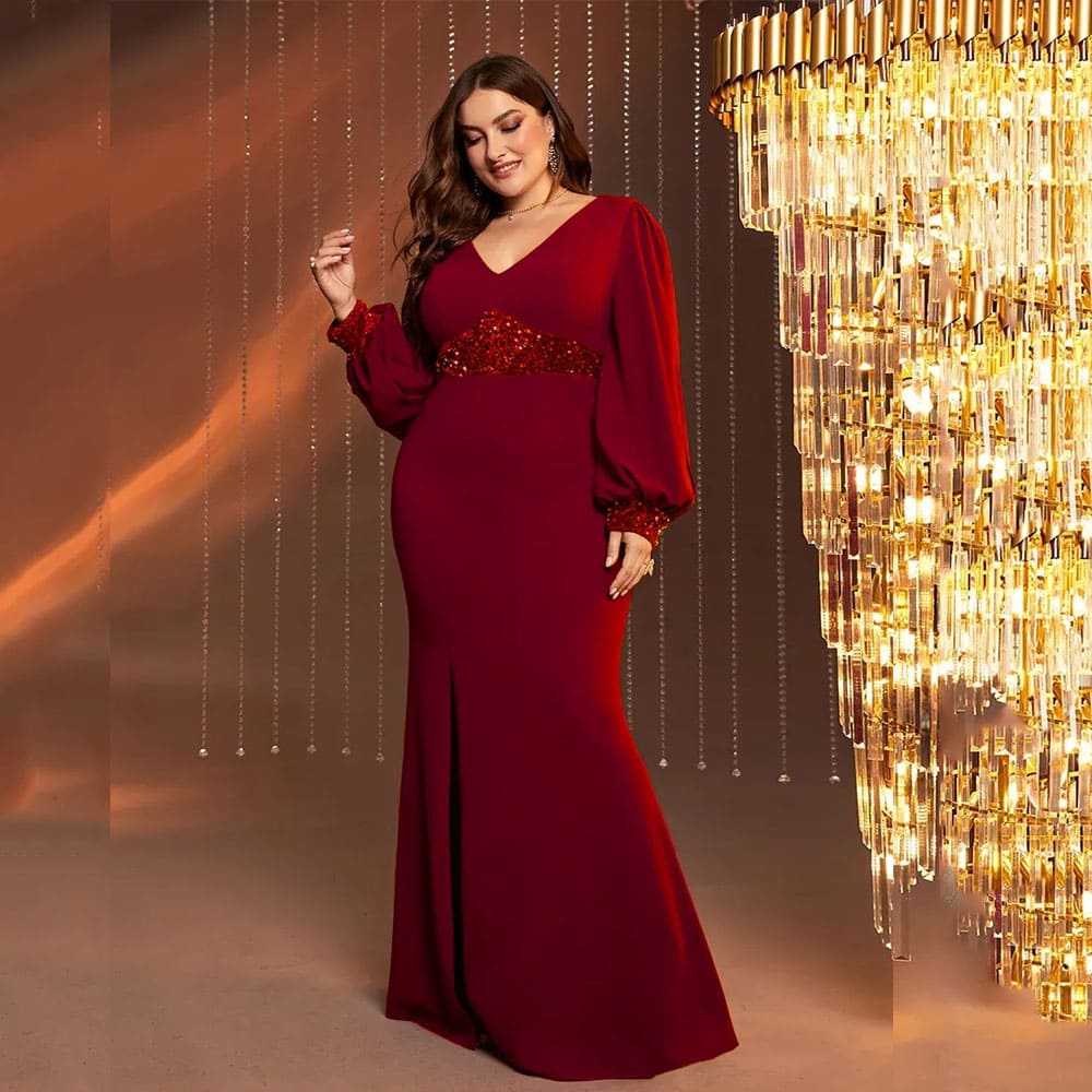 Vestido Longo Plus Size Pedraria Thais