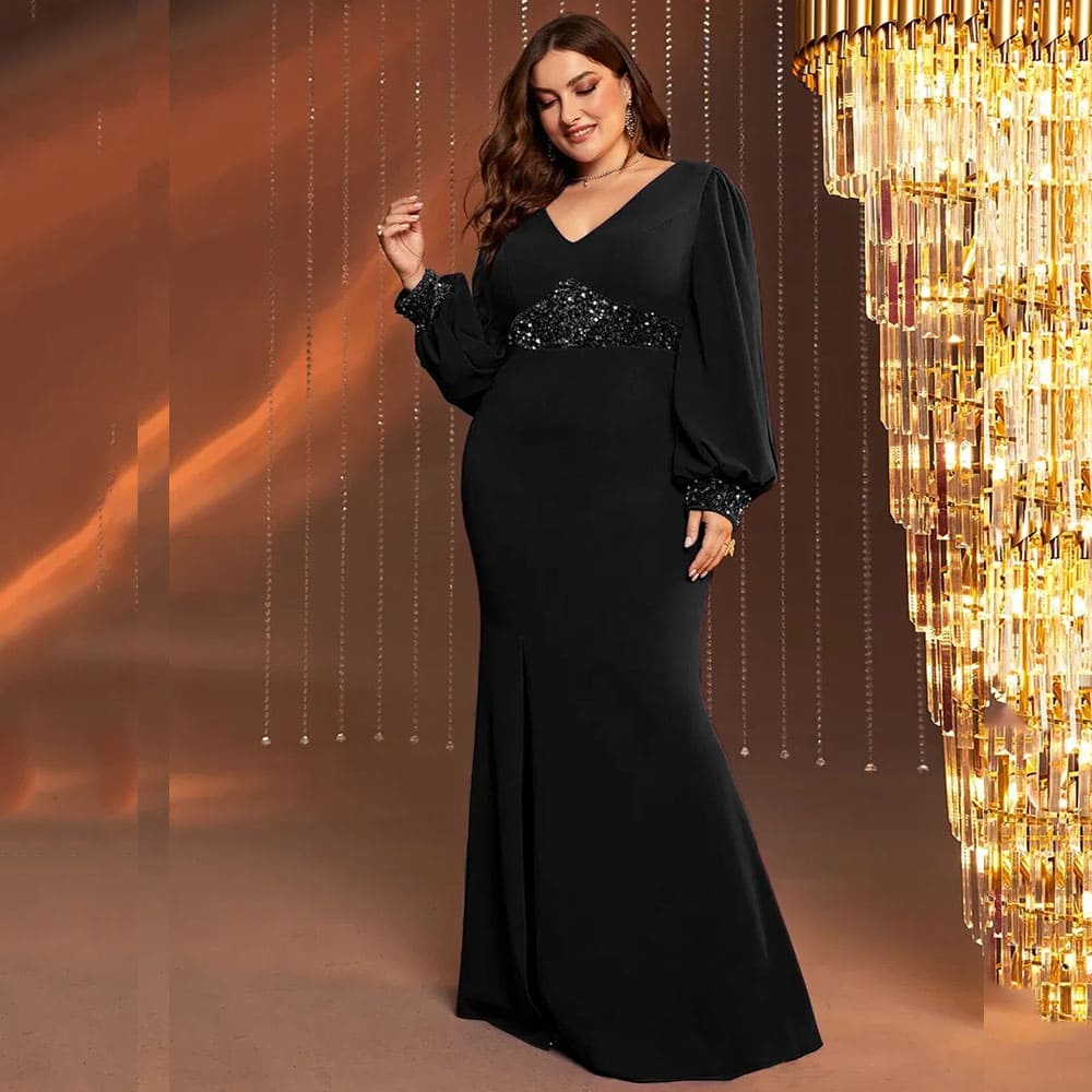 Vestido Longo Plus Size Pedraria Thais