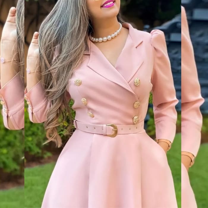 Vestido Midi Blazer Anne
