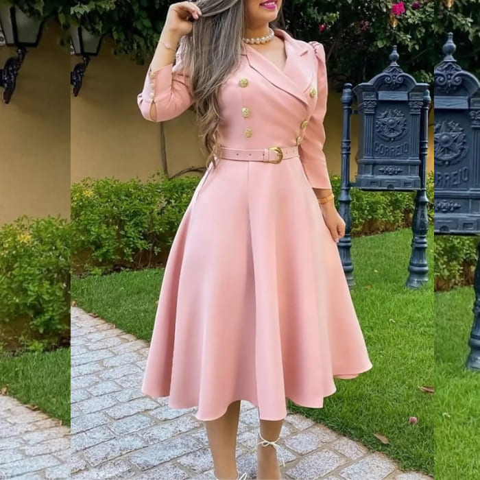 Vestido Midi Blazer Anne
