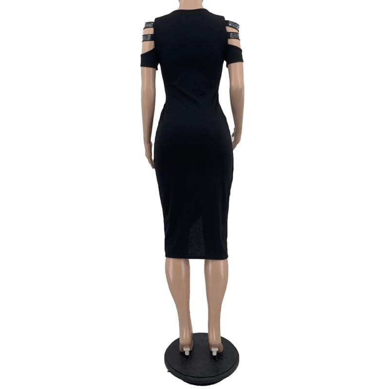 Vestido Midi Casual de Amarrar Railane