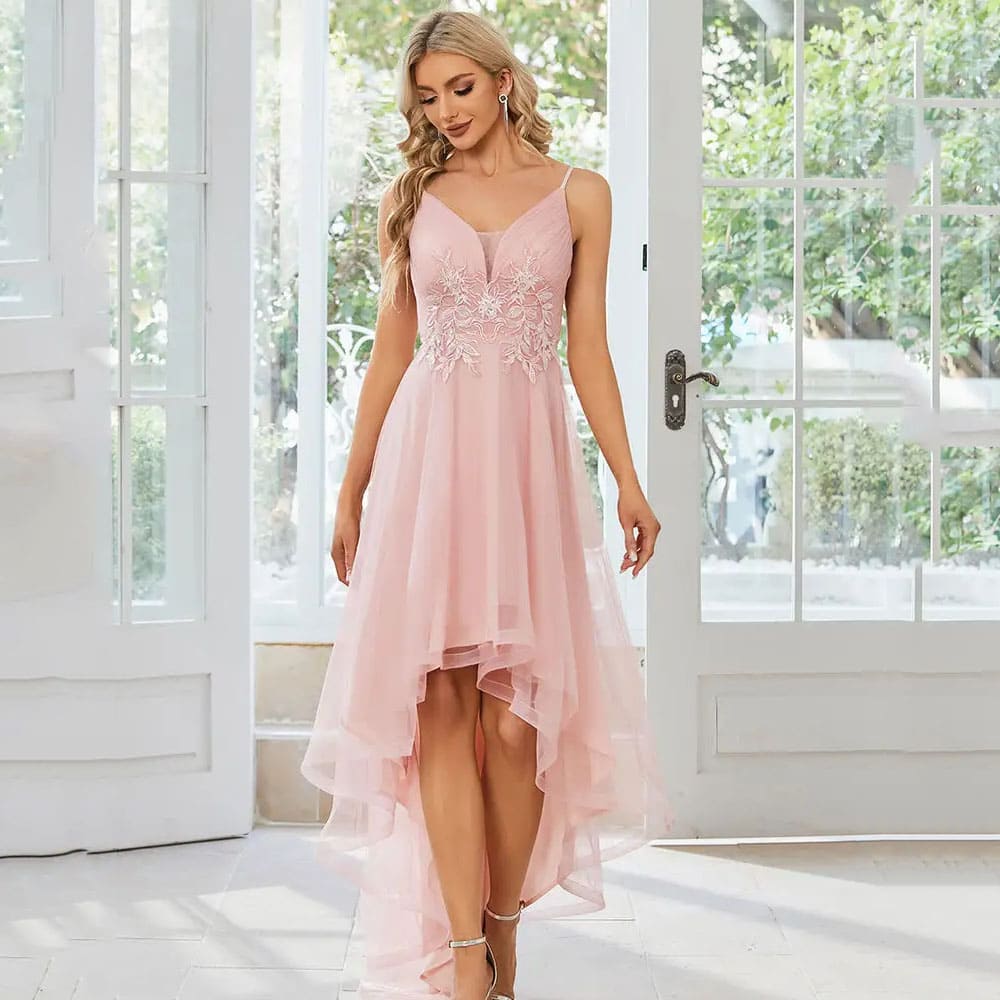 Vestido Midi de Festa Bordado Thalita
