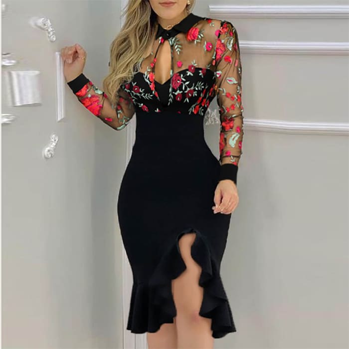 Vestido Preto Midi Maisa