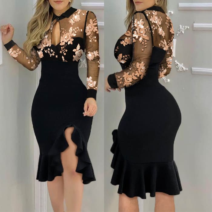 Vestido Preto Midi Maisa