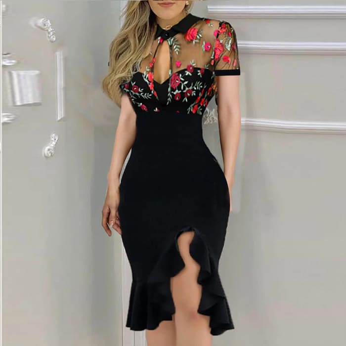 Vestido Preto Midi Maisa