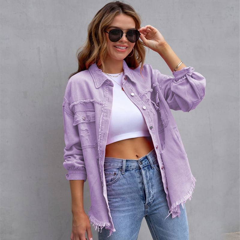 Jaqueta Jeans Feminina 7 Color Valentina