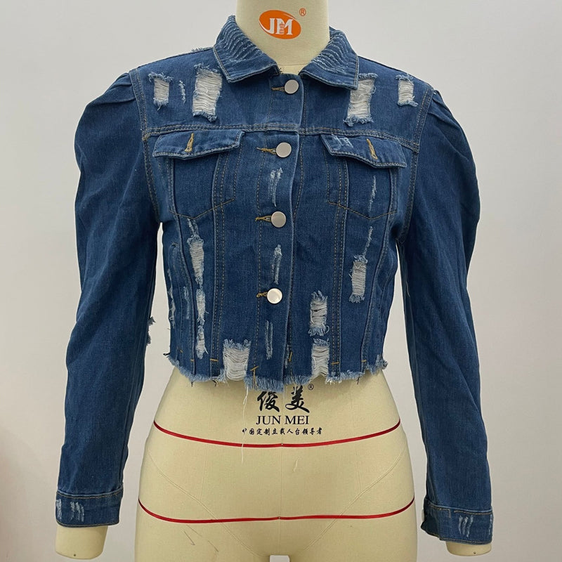 Jaqueta Jeans Curta