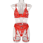 Conjunto de Lingerie Feminina de Luxo