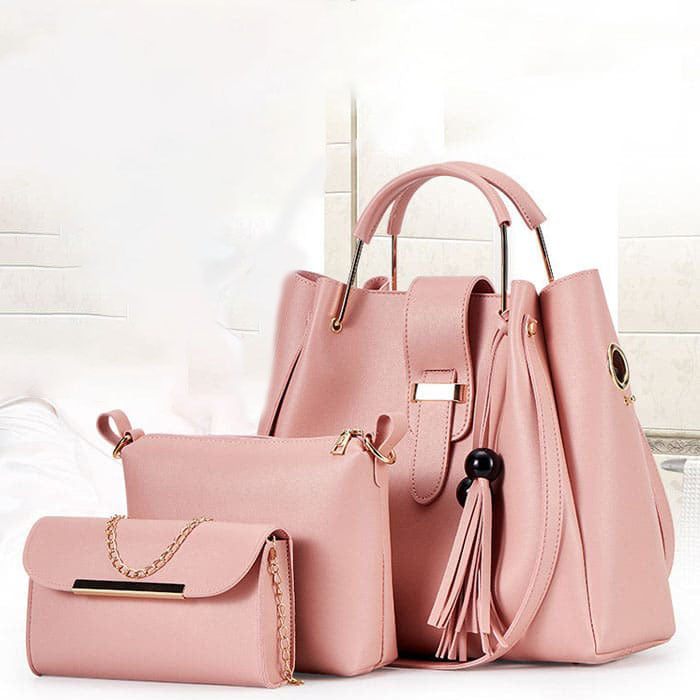 Kit Bolsa Feminina 3 pçs Eliza