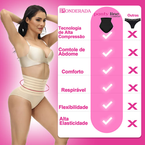 Calcinha Modeladora Panty Line Comfort