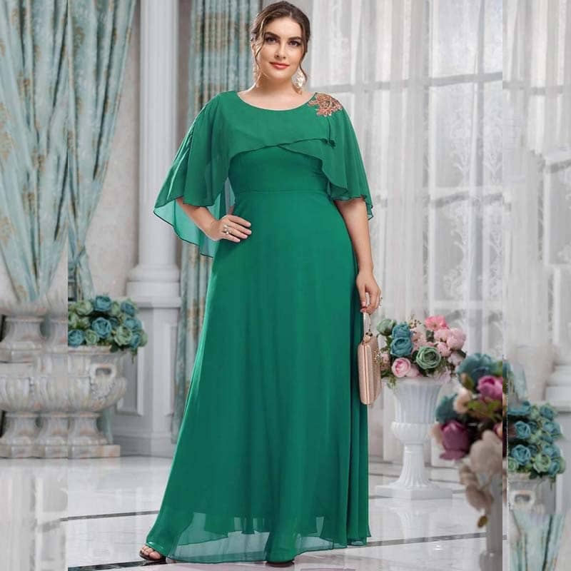 Vestido De Festa Plus Size Longo Amelie 