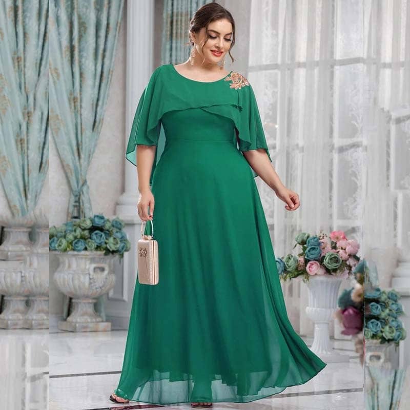 Vestido De Festa Plus Size Longo Amelie 