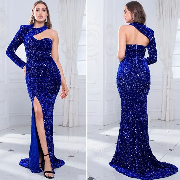 Vestido Longo de Festa Fenda Rafaela