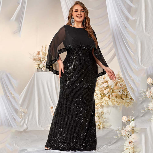 Vestido Longo de Festa Plus Size Mirtes