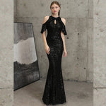 Vestido Longo Paetê Antonietta